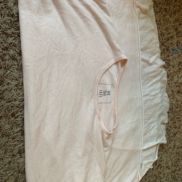 We the free | | pink double lined top | oversized - Picture 7 of 8